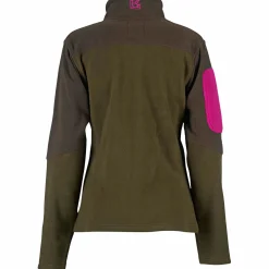 Discount Lynx Fleece Hunting Jacket Damen (Oliv/Pink) Damen Damen Angeljacken & -Westen
