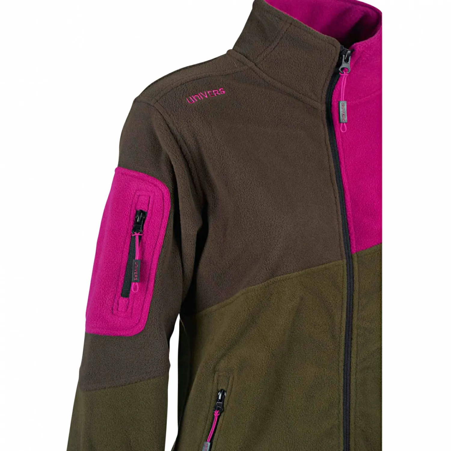 Discount Lynx Fleece Hunting Jacket Damen (Oliv/Pink) Damen Damen Angeljacken & -Westen