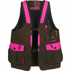 Univers Microfiber U-Tex Hunting Vest Damen (Oliv/Pink)<Damen Damen Angeljacken & -Westen