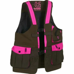 Univers Microfiber U-Tex Hunting Vest Damen (Oliv/Pink)<Damen Damen Angeljacken & -Westen