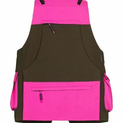 Univers Microfiber U-Tex Hunting Vest Damen (Oliv/Pink)<Damen Damen Angeljacken & -Westen