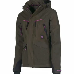 New Misurina U-Tex Hunting Jacket Damen (Oliv ) Damen Damen Angeljacken & -Westen