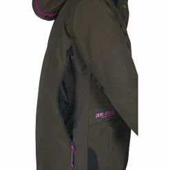 New Misurina U-Tex Hunting Jacket Damen (Oliv ) Damen Damen Angeljacken & -Westen
