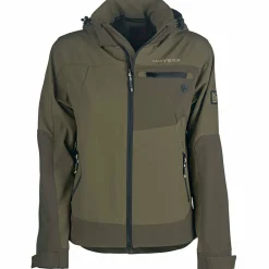 Univers Predazzo Softshell U-Tex Hunting Jacket Damen (Oliv)<Damen Damen Angeljacken & -Westen