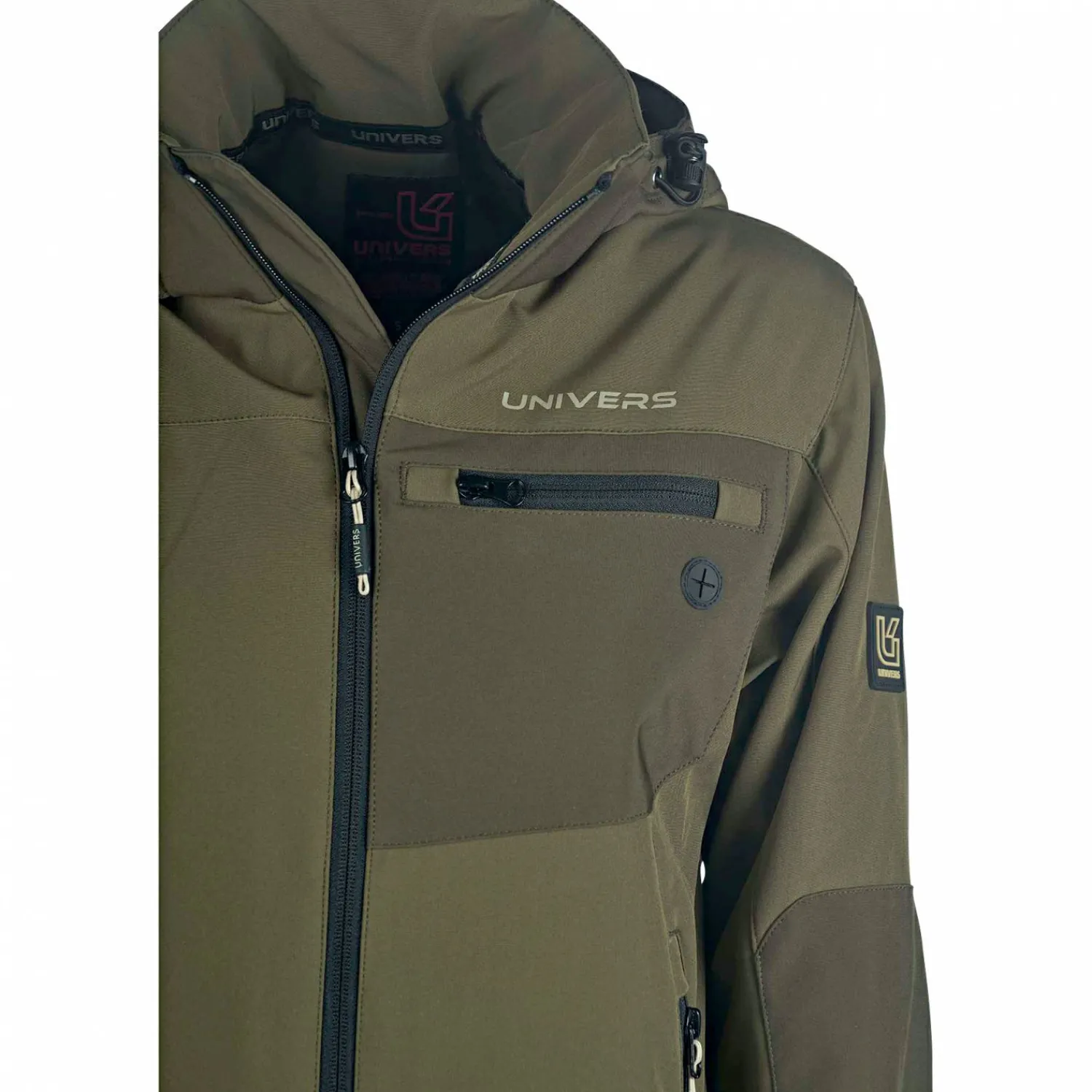 Univers Predazzo Softshell U-Tex Hunting Jacket Damen (Oliv)<Damen Damen Angeljacken & -Westen