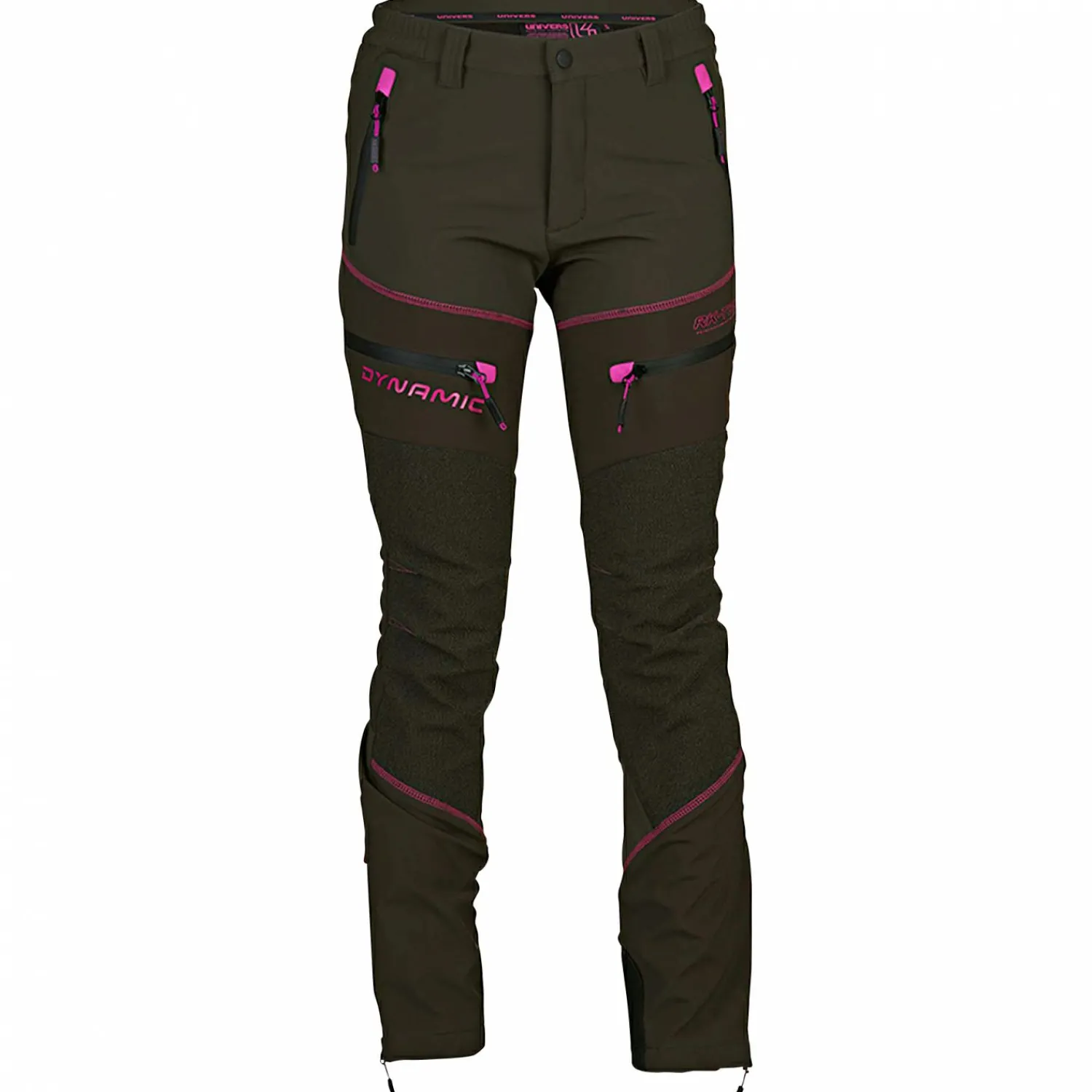 Univers San Gottardo U-Tex Hunting Trousers Damen (Oliv/Pink)<Damen Damen Angelhosen
