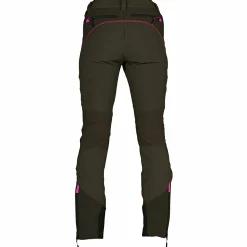 Univers San Gottardo U-Tex Hunting Trousers Damen (Oliv/Pink)<Damen Damen Angelhosen