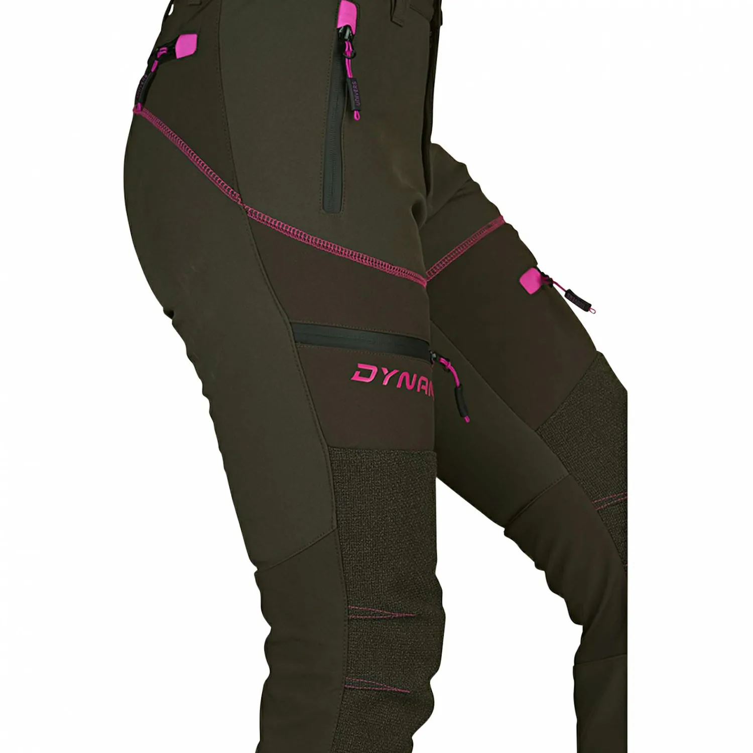 Univers San Gottardo U-Tex Hunting Trousers Damen (Oliv/Pink)<Damen Damen Angelhosen