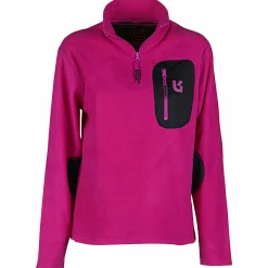 Univers Spinale Fleece Mock-Neck Damen (Pink/Schwarz)<Damen Damen Angeljacken & -Westen