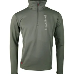 Westin Energy Midlayer 1/2 Zip Herren (Dark Sage)< Angelpullover & -Strickjacken