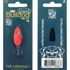 Westin Forellenköder Bulldog Mini (Black/Red)< Blinker|Raubfischangeln Kunstköder