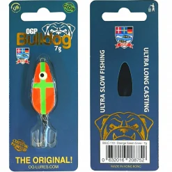 Online Forellenköder Bulldog Mini (Orange Green Cross) Trout Spoons|Trout Spoons