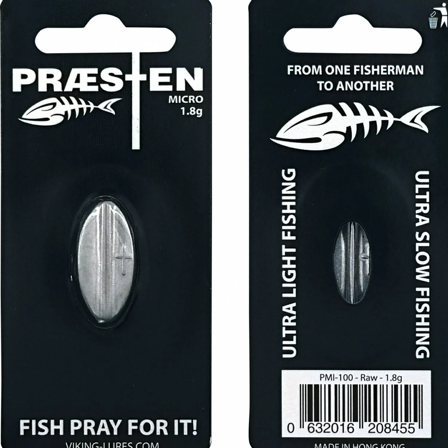 Discount Inlineköder Præsten Mikro (Raw) Forellenangeln-Zubehör|Trout Spoons