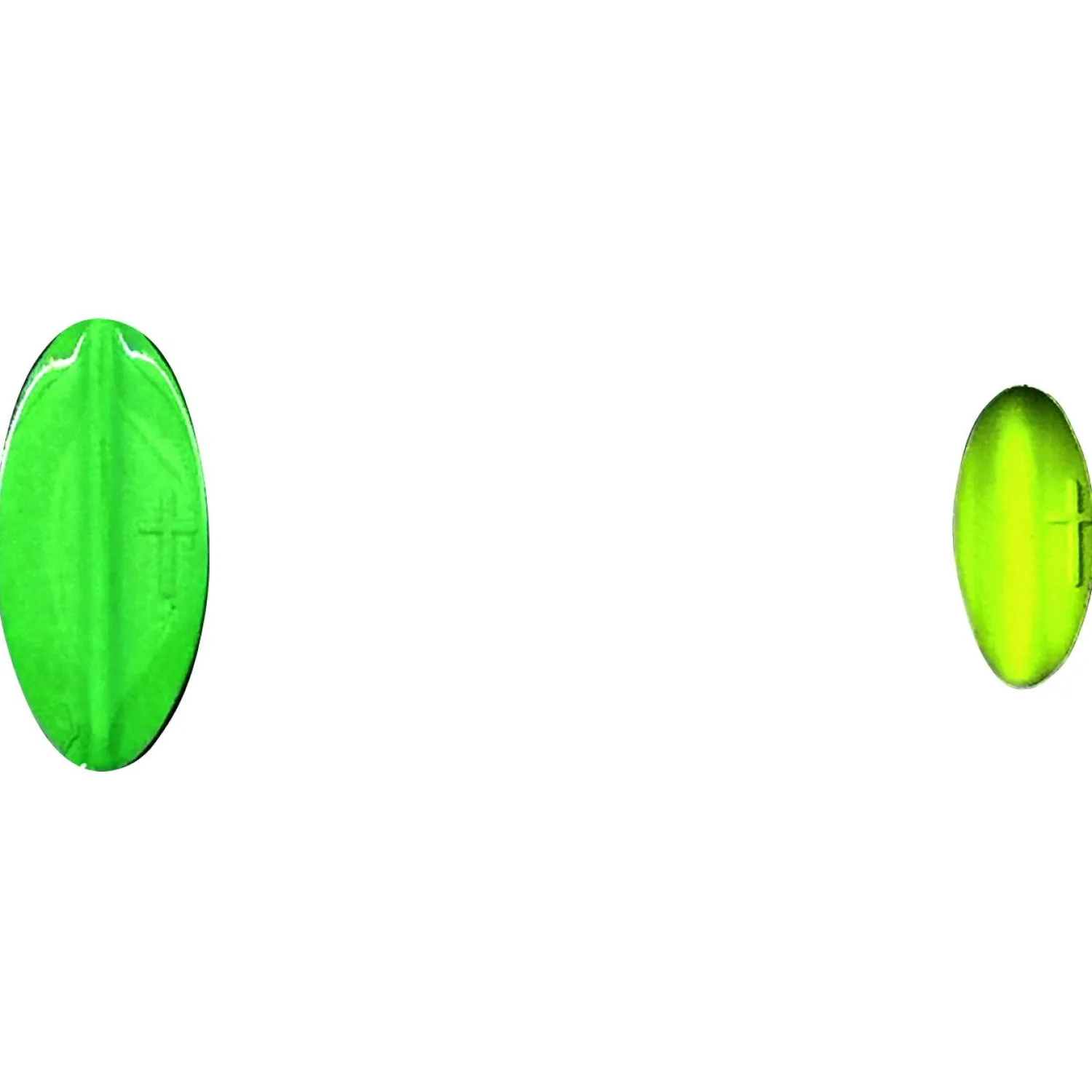 Hot Inlineköder Præsten Mikro (Green/Yellow) Forellenangeln-Zubehör|Trout Spoons