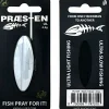 Clearance Inlineköder Præsten UL (Black/White Glow) Forellenangeln-Zubehör|Trout Spoons