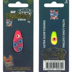 New Kunstköder Bulldog Inline (Pink Yellow) Blinker