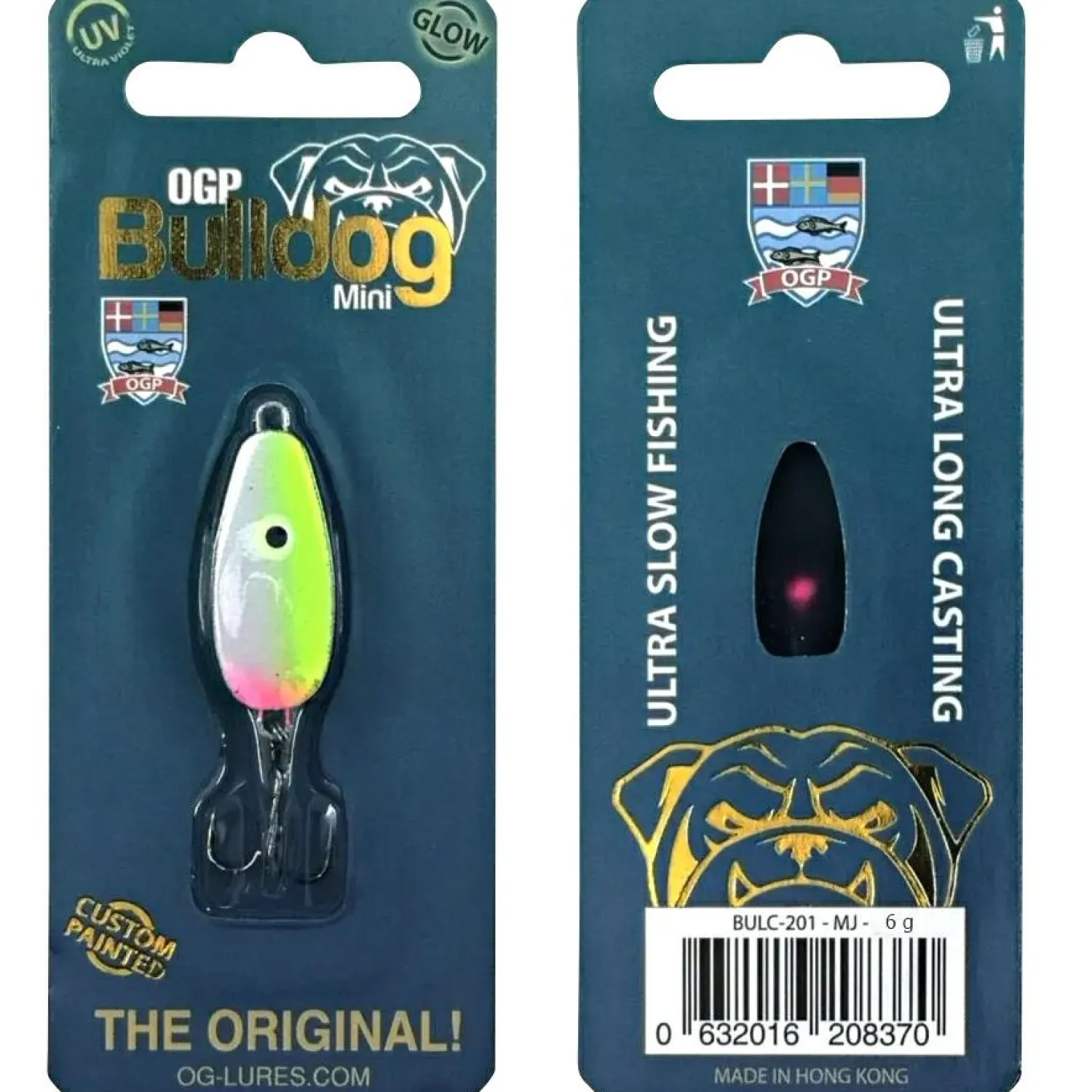 Outlet Kunstköder Bulldog Inline (MJ) Blinker|Raubfischangeln Kunstköder