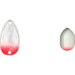 Hot Kunstköder Fidusen (White/Glow, 2,8 g) Blinker