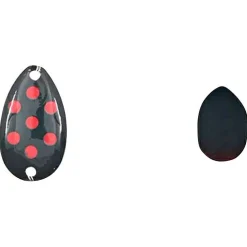 Kunstköder Fidusen (Black/Red, 2,8 g) Blinker