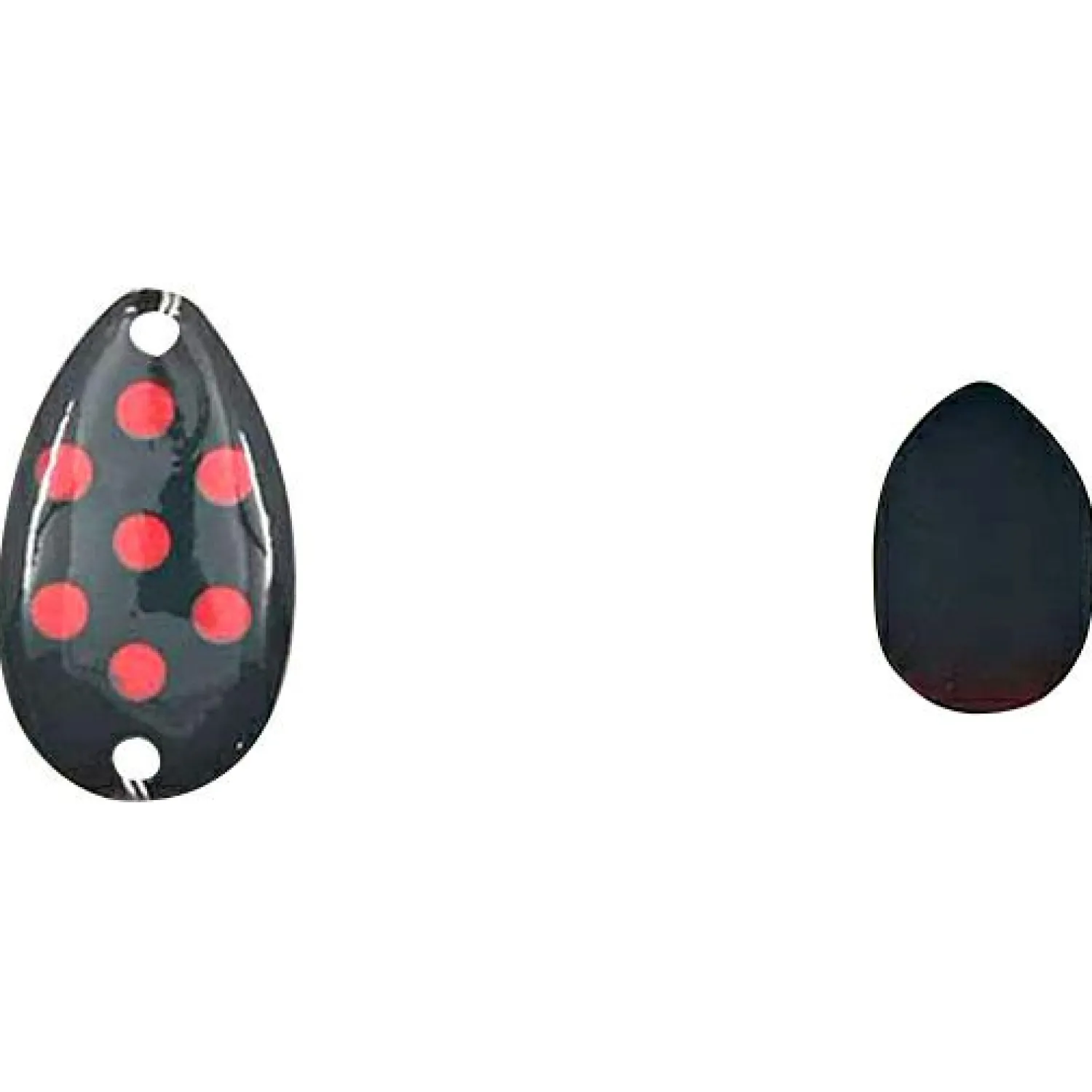 Kunstköder Fidusen (Black/Red, 2,8 g) Blinker