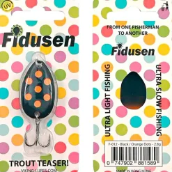 Sale Kunstköder Fidusen (Black/Orange, 2,8 g) Blinker