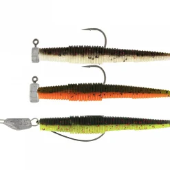 Discount Ned Worm Slim R´NR (Dark Water-Mix) Raubfischangeln Kunstköder|Gummiköder ·Gummifische & Shads