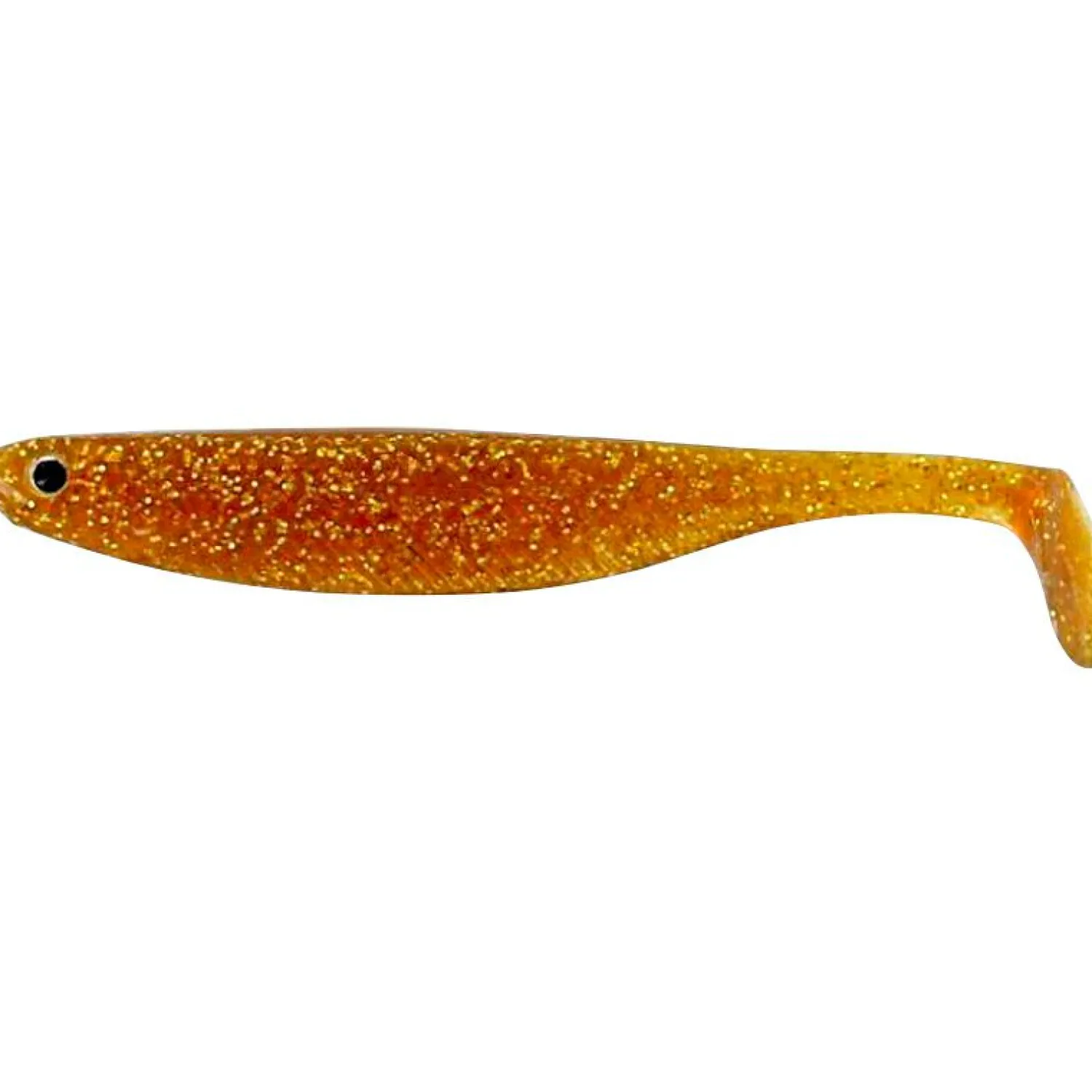 Discount Softlure Shadteez Slim (5 cm, Motoroil Gold UV) Gummiköder ·Lose Gummifische