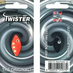 Clearance Twister (Black Orange) Trout Spoons|Trout Spoons