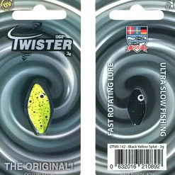 Westin Twister (Black Yellow Splat)< Trout Spoons|Trout Spoons