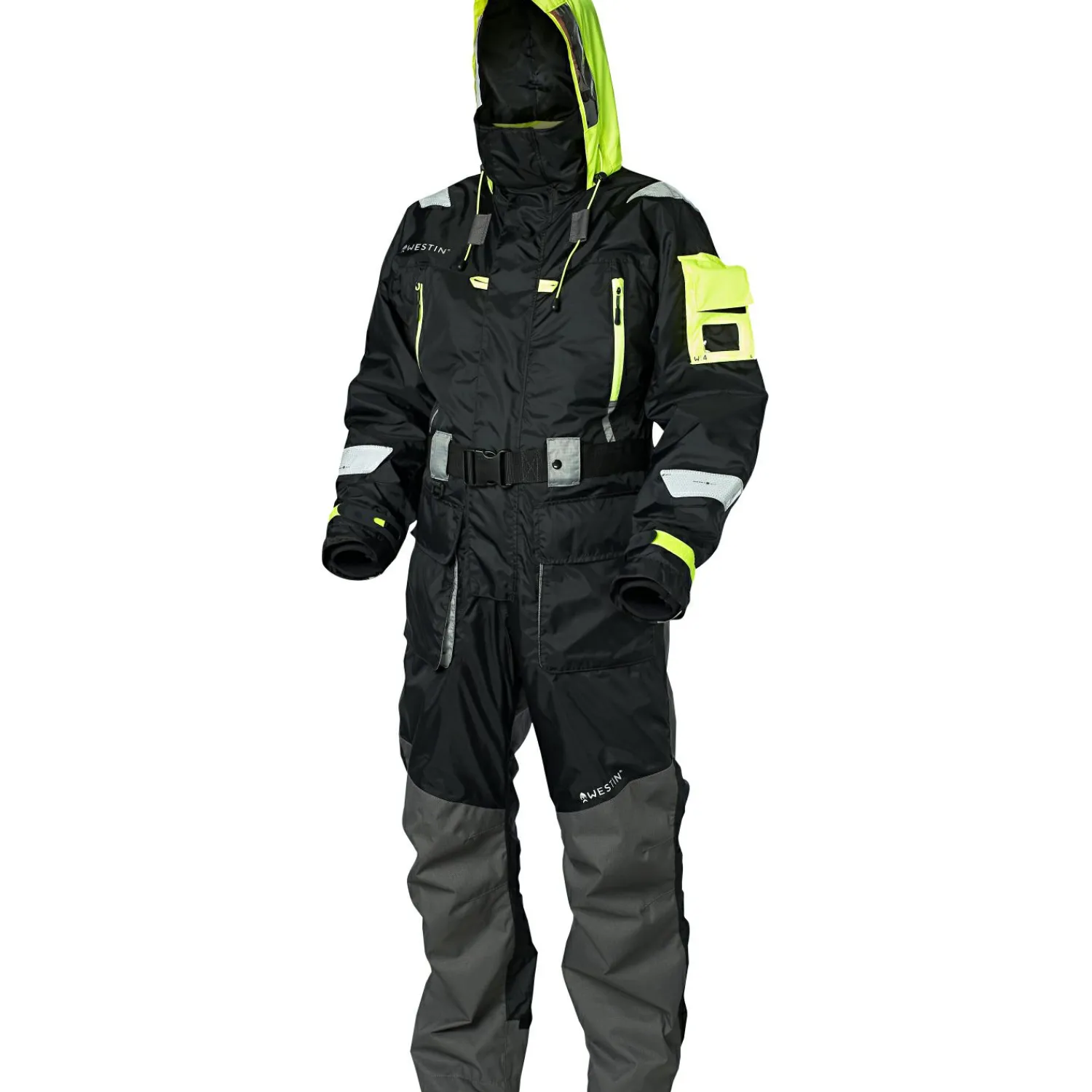 Clearance W4 Flotation Suit Herren (Jetset Lime) Schwimmanzüge|Angelanzüge