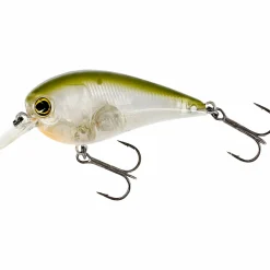 Online Wobbler Bassbite Squarebill (Clear Olive) Wobbler