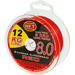 Best Angelschnur KG 8.0 8-Carrier Super Braid (rot, 600 m) Geflochtene Schnüre