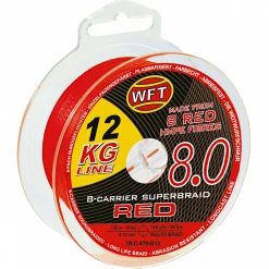 Best Angelschnur KG 8.0 8-Carrier Super Braid (rot, 600 m) Geflochtene Schnüre