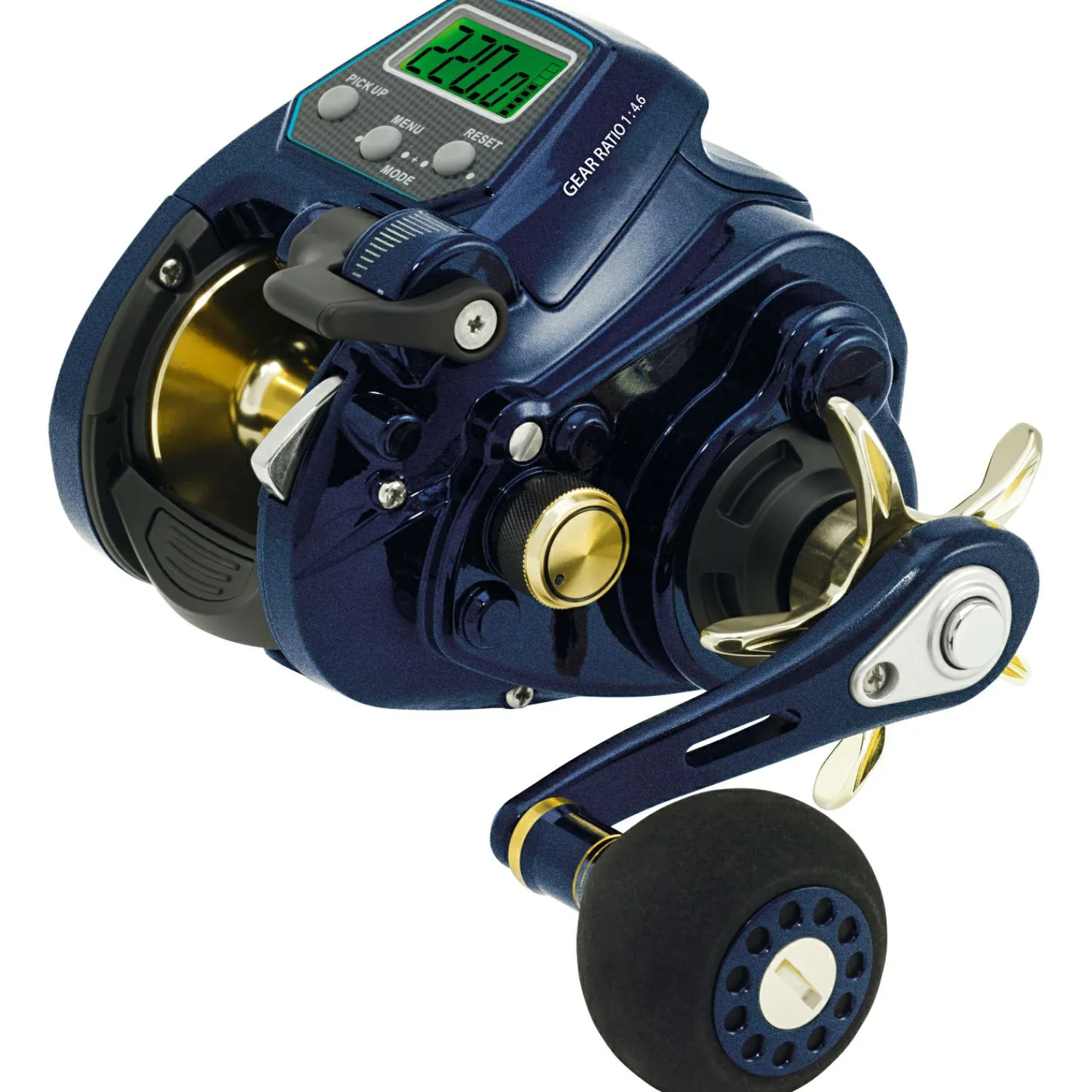 Set: Elektrorolle Sea King 550 PR HP + 2x Schnur KG Strong Exact 550 RH Multirollen|Multirollen