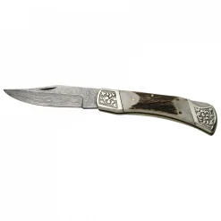 Whitefox Damast Taschenmesser Markgraf< Angelmesser·Taschen- & Multifunktionsmesser