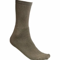 5er-Set: Tennissocken Unisex (Khaki/Olivgrün Uni) Outdoor- & Angel-Socken