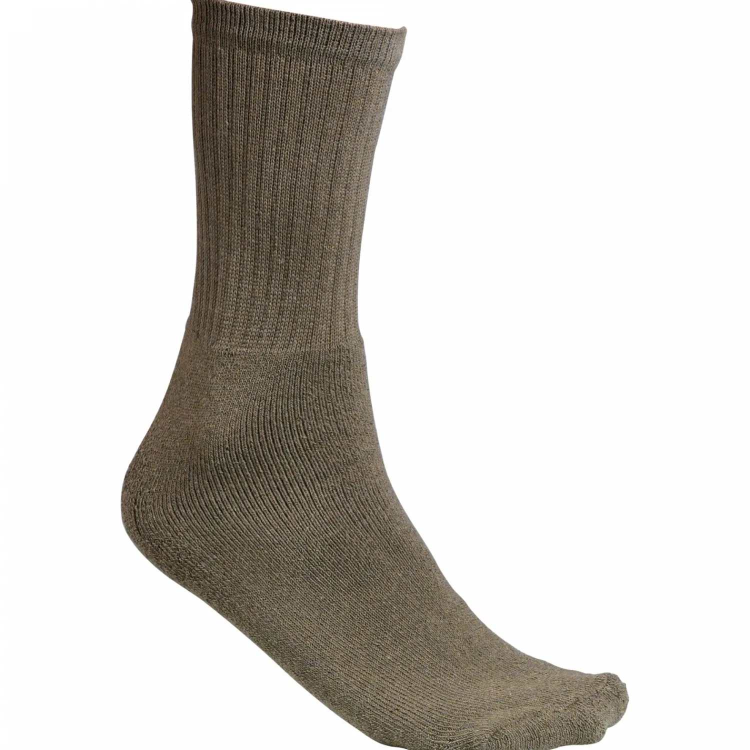 5er-Set: Tennissocken Unisex (Khaki/Olivgrün Uni) Outdoor- & Angel-Socken