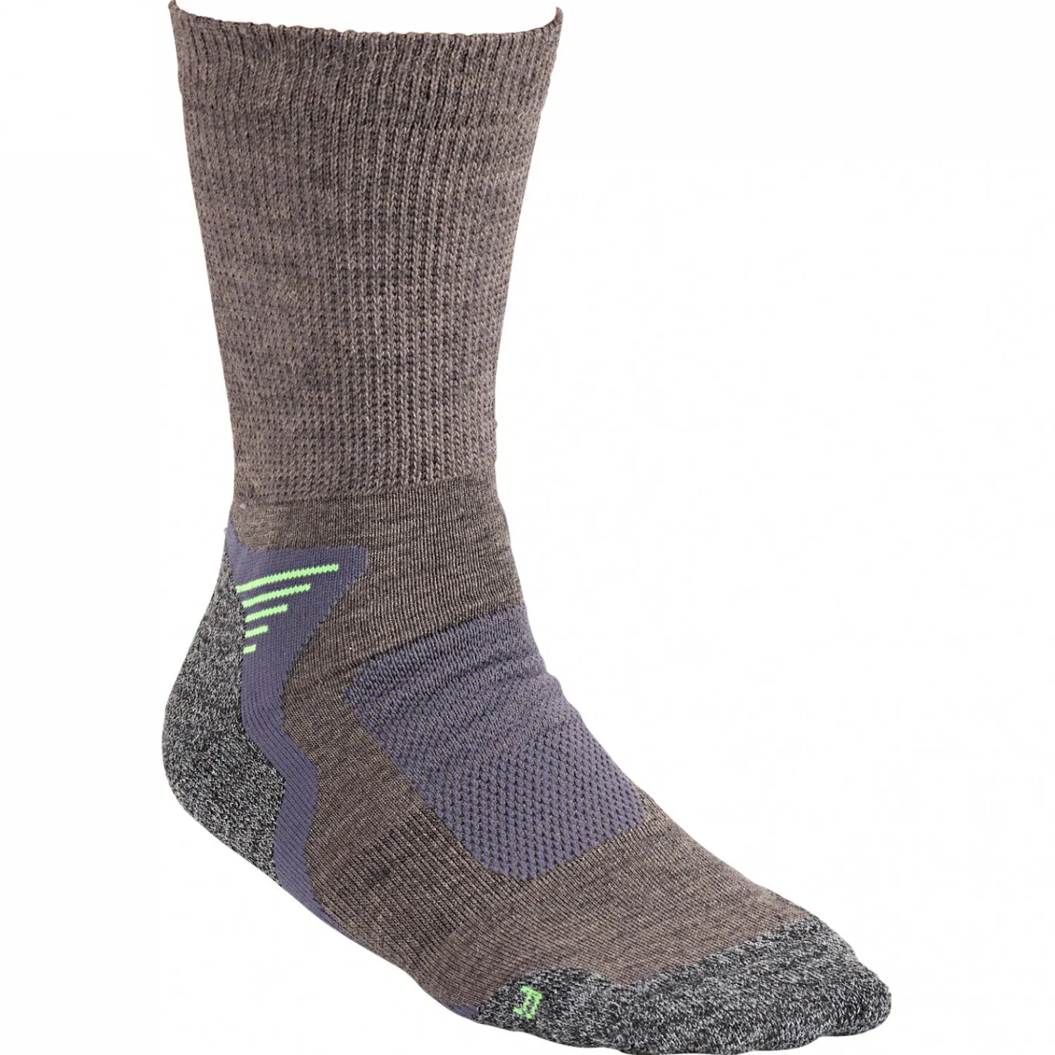 New Merinowolle Funktions- u. Trekking-Socken Unisex (Dunkeltaupe) Outdoor- & Angel-Socken
