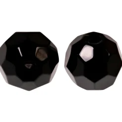 Best Faceted Glass Beads (schwarz) Raubfischangeln-Zubehör|Angelvorfächer & Beifänger