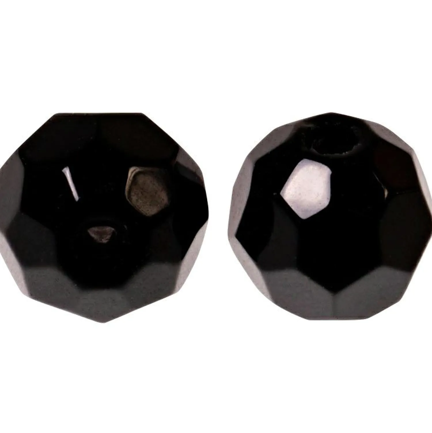 Best Faceted Glass Beads (schwarz) Raubfischangeln-Zubehör|Angelvorfächer & Beifänger