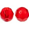 Best Faceted Glass Beads (rot) Raubfischangeln-Zubehör|Angelvorfächer & Beifänger