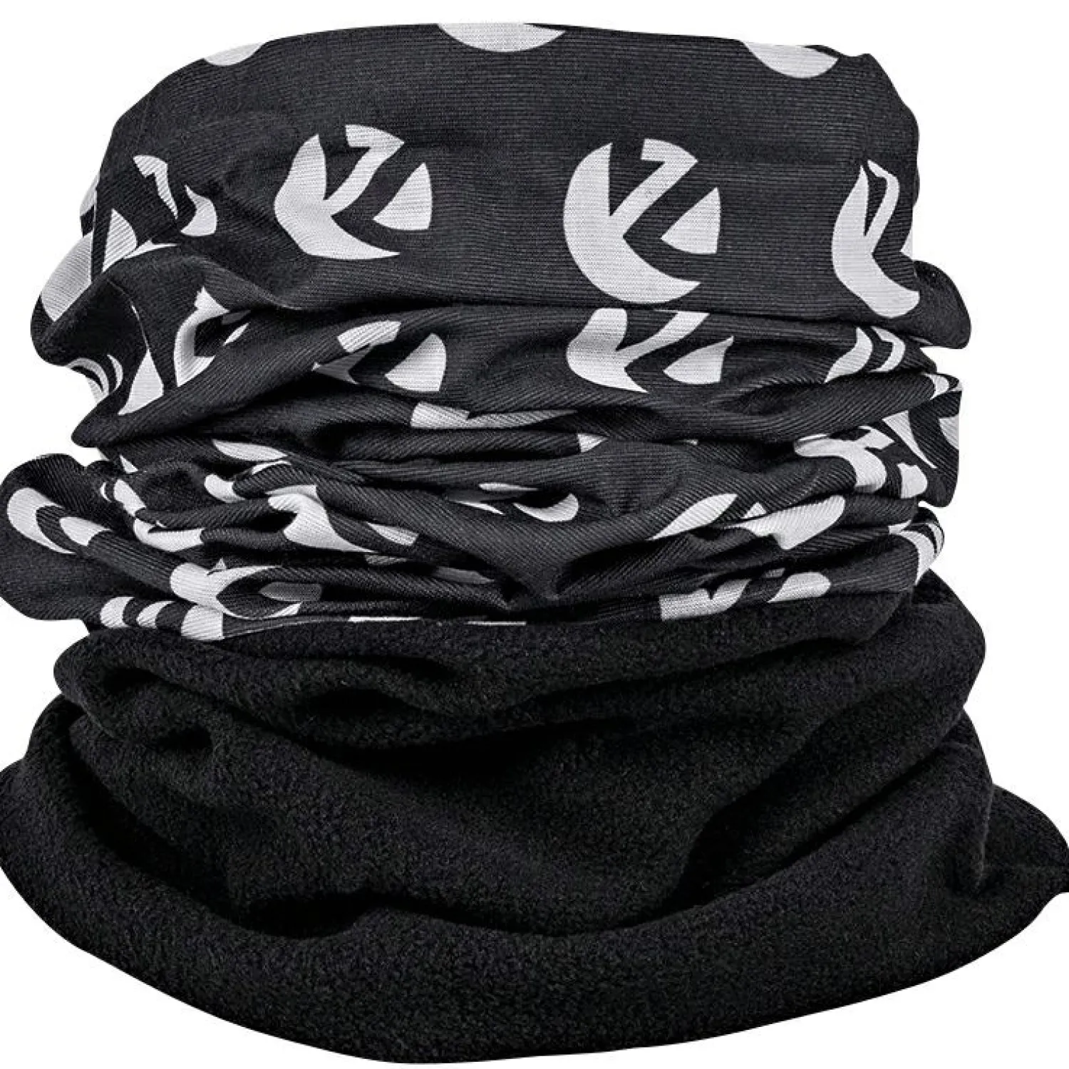 Zeck Fleece Scarf Tube Unisex (Grey/Black)< Outdoor- & Angel-Schals