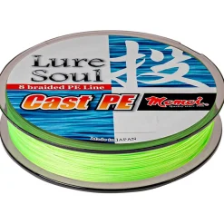 Outlet Momoi Lure Soul PE (Lime Green, 300 m) Geflochtene Schnüre