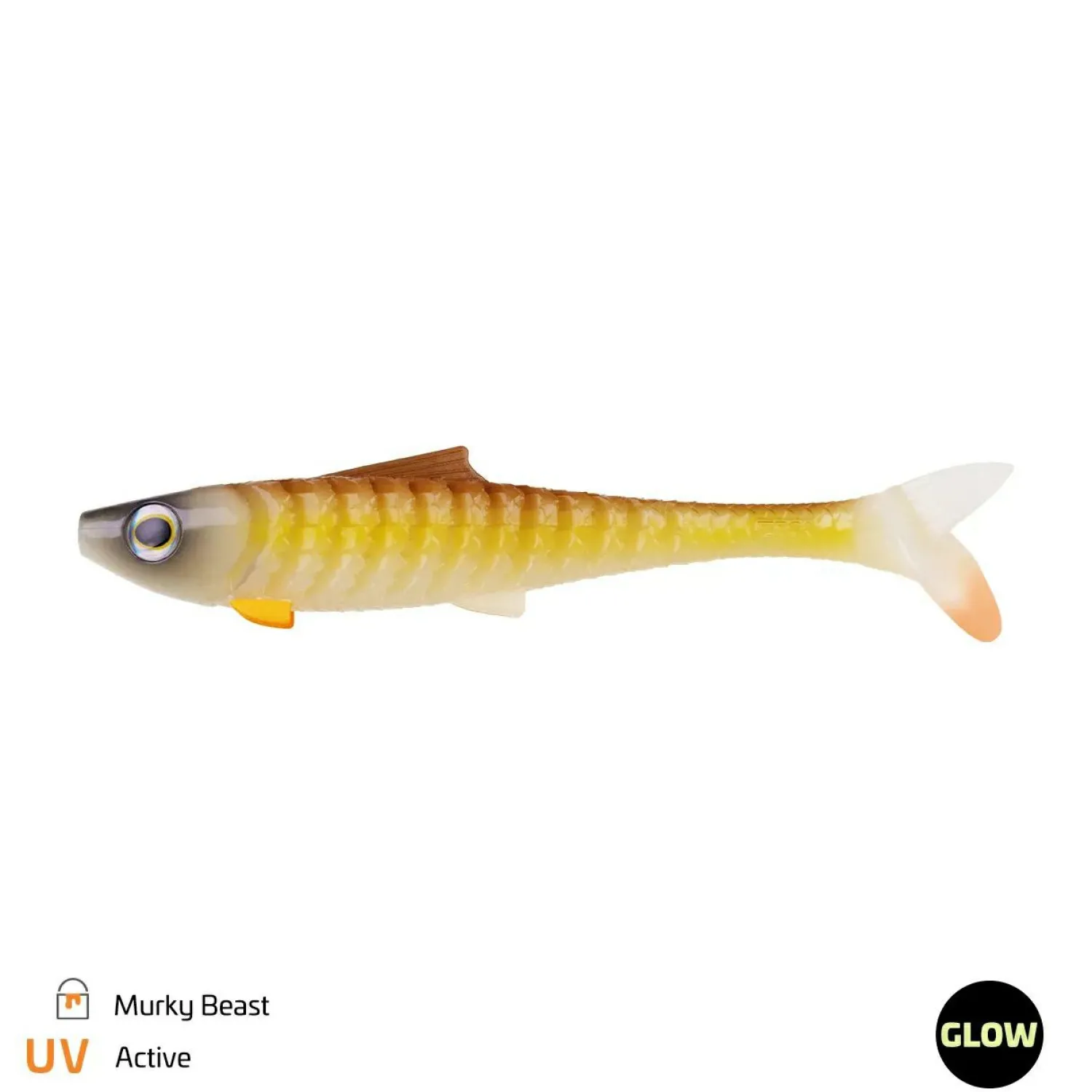 Discount Rippler (Murky Beast - Glow) Gummiköder ·Gummifische & Shads