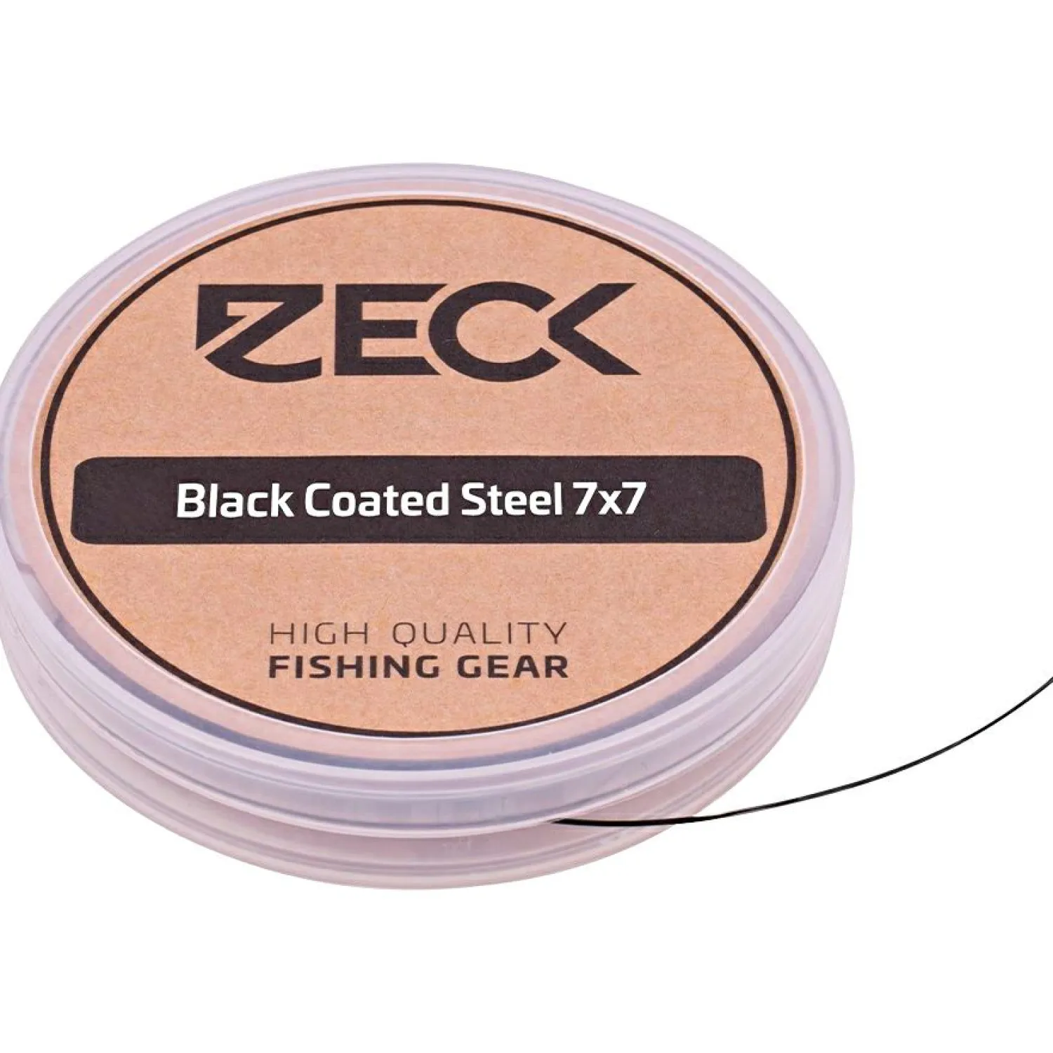 Zeck 7x7 Black Coated Steel< Vorfachschnüre|Raubfischangeln-Zubehör