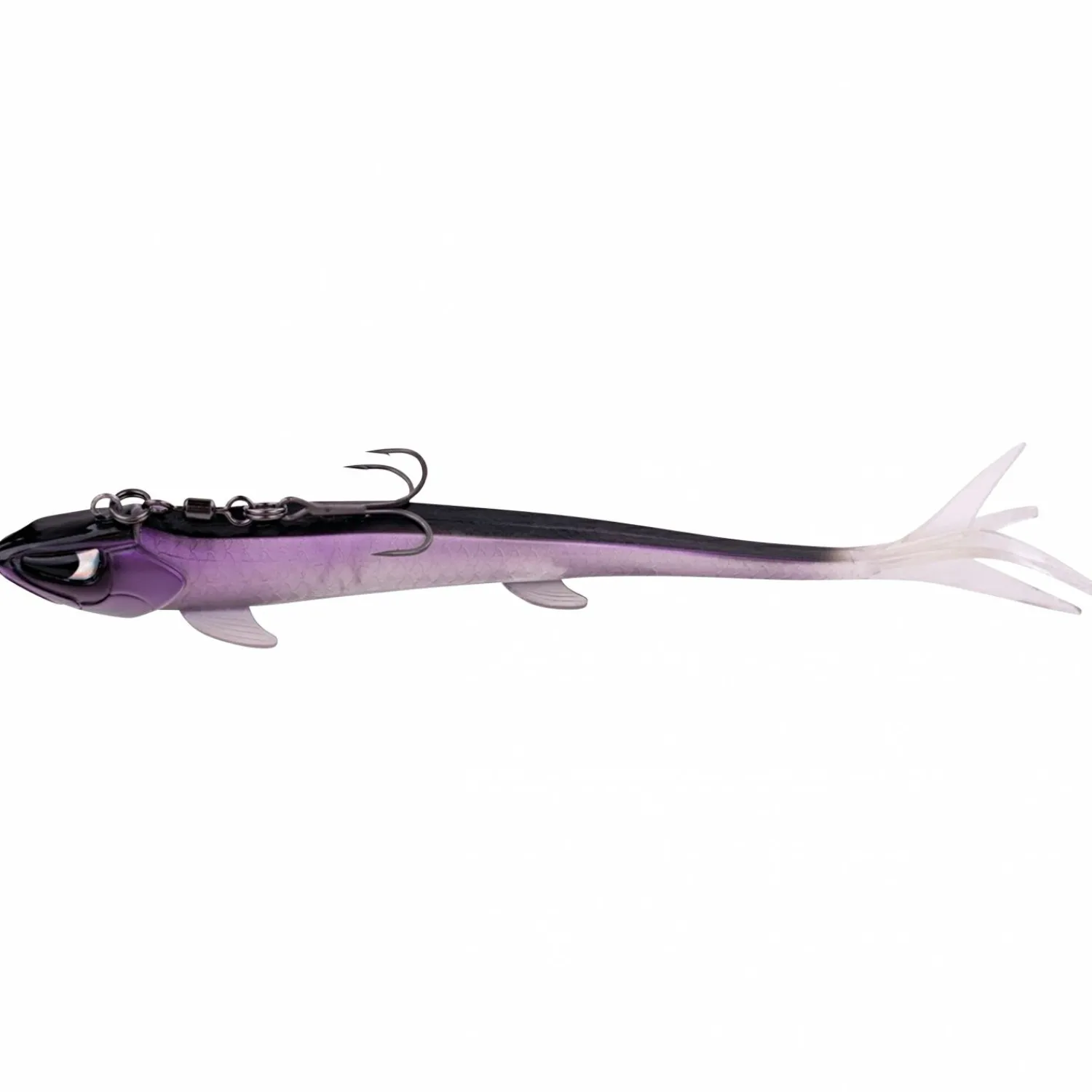 Zander Pelagi Set (Vio Pearl) Gummiköder ·Fertig Montierte Gummifische