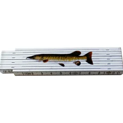 Zollstock mit Fischmotiv< Geschenkideen Für Angler